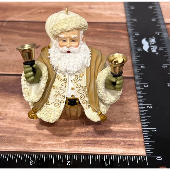 2004 HALLMARK KEEPSAKE ORNAMENT QXG5501 JOLLY OLD KRIS JINGLE BELL - Picture 5 of 8